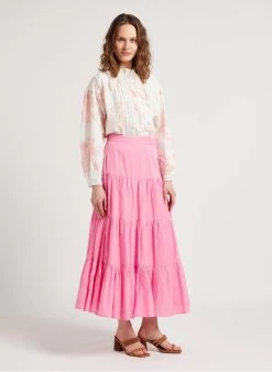 STELLA FOREST JOANNA - Halflange, Gerende Rok | Roze -Chic Verkoop 4120604