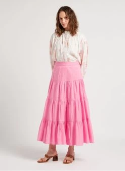 STELLA FOREST JOANNA - Halflange, Gerende Rok | Roze -Chic Verkoop 4120605