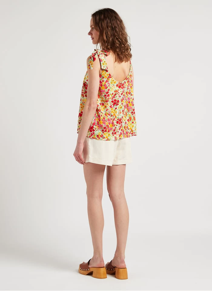 JEROME - Katoenen Short Met Fronsjes En Volants | Wit 9 JEROME - Katoenen Short Met Fronsjes En Volants | Wit - Afbeelding 7