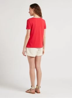 JEROME - Katoenen Short Met Fronsjes En Volants | Wit 23 JEROME - Katoenen Short Met Fronsjes En Volants | Wit -Chic Verkoop 4120973