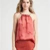 SIMONE - Top Met Ronde Hals En Tie-dyemotief | Roze -Chic Verkoop 4123286