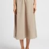 CLOSED Halflange, Katoenen Rok | Beige