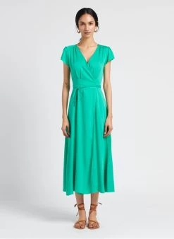 JOLIE - Wikkeljurk Met V-hals |