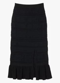 Sandro AVENTURINE - Halflange Tricotrok | Zwart