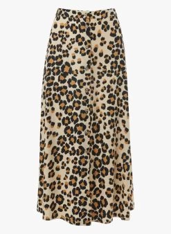 Whistles Lange Rok Met Luipaardprint | Bruin 9 Whistles Lange Rok Met Luipaardprint | Bruin -Chic Verkoop 4132270