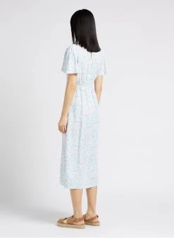 Billabong JET SET - Lange Jurk Met Bloemenprint | Wit -Chic Verkoop 4135146