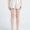 American Vintage ZAOTOWN - Recht Short Katoenblend | Beige