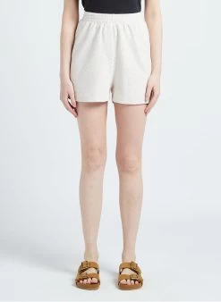 American Vintage ZAOTOWN - Recht Short Katoenblend | Beige