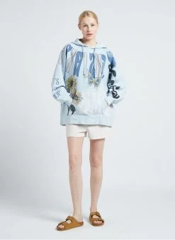 American Vintage ZAOTOWN - Recht Short Katoenblend | Beige -Chic Verkoop 4137816