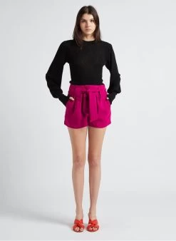 SEE U SOON Recht Short Met Textuur | Veelkleurig -Chic Verkoop 4146481