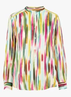 Hartford CODEX - Ruimvallende Top Met Maokraag | Veelkleurig -Chic Verkoop 4150378