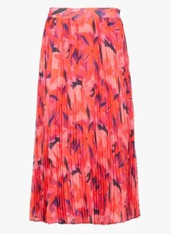 PRIMAEL - Halflange, Uitlopende Rok Met Print | Veelkleurig -Chic Verkoop 4158443