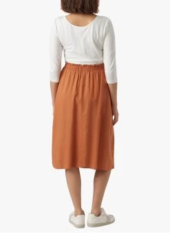 Mamalicious BEACH - Zwangerschapsrok Met Knopen | Bruin -Chic Verkoop 4160598