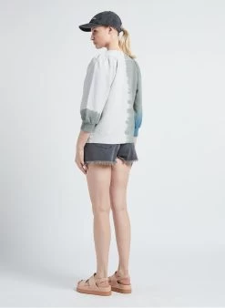 BERENICE PHUKET - Kort Spijkershort Met Raw Cut-afwerking | Zwart -Chic Verkoop 4161152