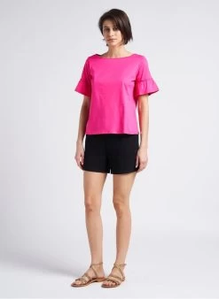 IRINA - Korte Short Met Hoge Taille | Zwart -Chic Verkoop 4161995