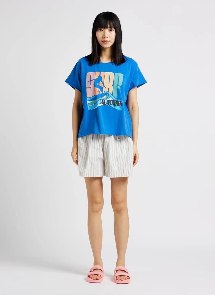 Bellerose GOYA - Gestreept, Katoenen Short | Gestreepte 8 Bellerose GOYA - Gestreept, Katoenen Short | Gestreepte - Afbeelding 6