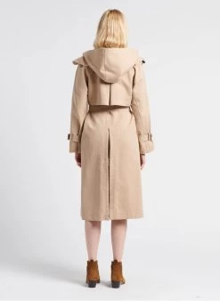 POZIA - Korte Rok Van Biologisch Katoen Met Print | Blauw -Chic Verkoop 4176036