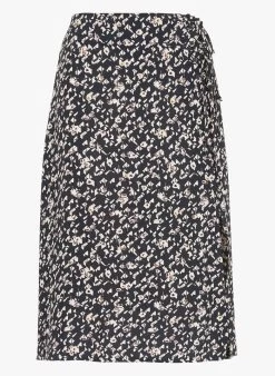 Sessun ROSENA - Halflange Rok Met Print | Blauw -Chic Verkoop 4177027