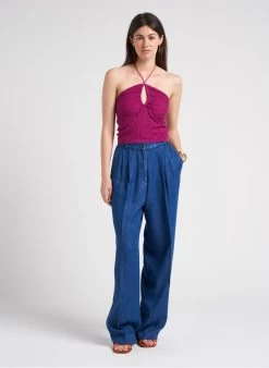 Sessun GINA - Bustiertop Met Striksluiting | Roze -Chic Verkoop 4179832