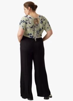 Vero Moda Curve MENNY - Top Met Ronde Hals En Print | Groen -Chic Verkoop 4184574