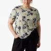 Vero Moda Curve MENNY - Top Met Ronde Hals En Print | Groen -Chic Verkoop 4184576