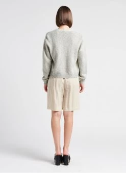 Samsoe Samsoe JULIA - Rechte Bermuda Met Plooien | Bruin -Chic Verkoop 4186313