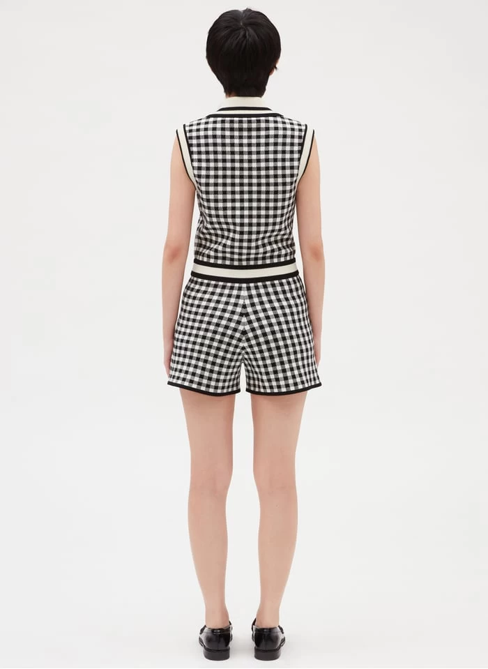 CLAUDIE PIERLOT MACOMBI - Geruite Playsuit | 6 CLAUDIE PIERLOT MACOMBI - Geruite Playsuit | - Afbeelding 4