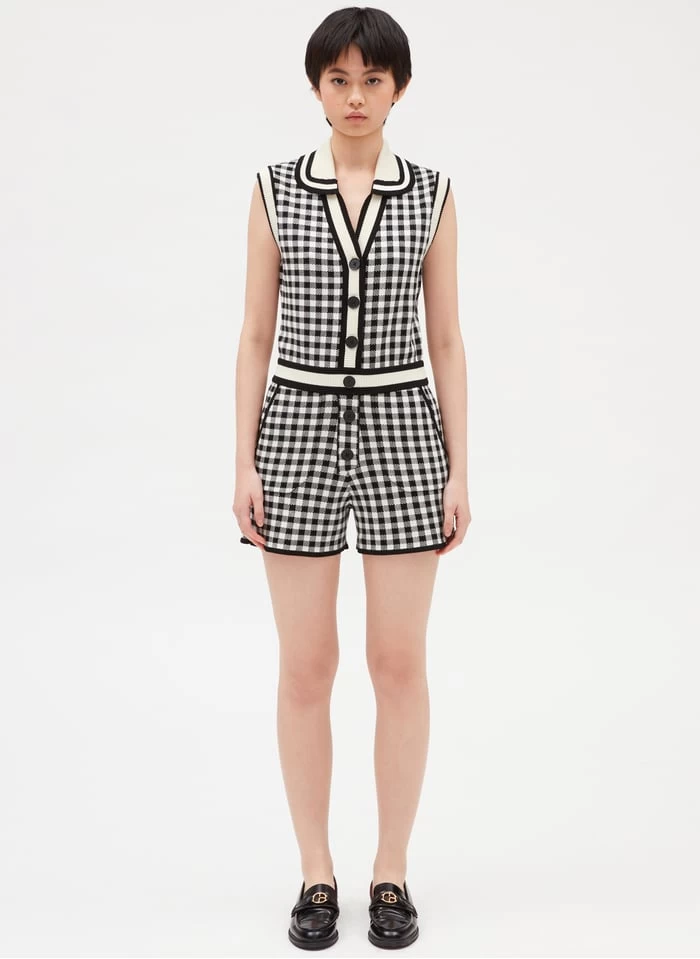 CLAUDIE PIERLOT MACOMBI - Geruite Playsuit | 7 CLAUDIE PIERLOT MACOMBI - Geruite Playsuit | - Afbeelding 5