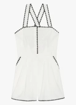 CLAUDIE PIERLOT JULIA - Katoenen Playsuit | Beige -Chic Verkoop 4210343