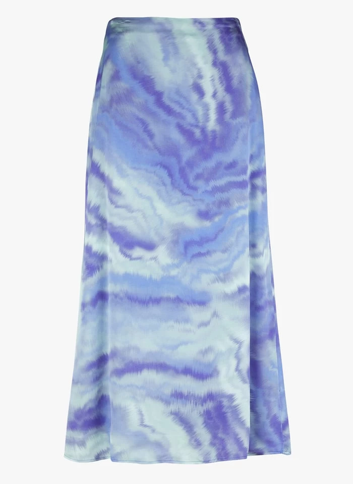 KOOKAI Lange Rok Met Hoge Taille En Tie-dyeprint | Groen 4 KOOKAI Lange Rok Met Hoge Taille En Tie-dyeprint | Groen - Afbeelding 2