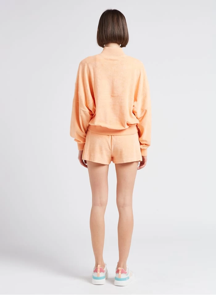 Lacoste Ruimvallend Short Van Joggingstof Van Gemengde Biokatoen | Oranje 7 Lacoste Ruimvallend Short Van Joggingstof Van Gemengde Biokatoen | Oranje - Afbeelding 5