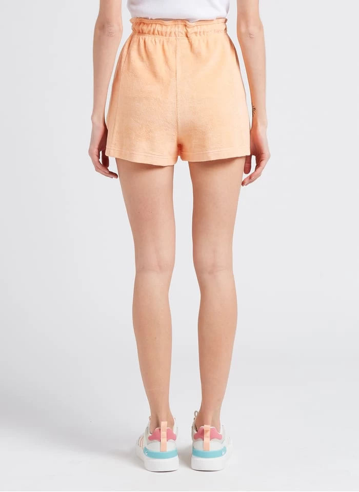 Lacoste Ruimvallend Short Van Joggingstof Van Gemengde Biokatoen | Oranje 4 Lacoste Ruimvallend Short Van Joggingstof Van Gemengde Biokatoen | Oranje - Afbeelding 2