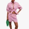 Maje IPANA - Katoenen Short Met Print | Roze 2 Maje IPANA - Katoenen Short Met Print | Roze -Chic Verkoop 4227365
