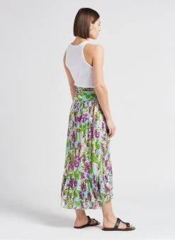 JAILLISSANTE - Lange Wikkelrok Met Bloemenprint | Veelkleurig -Chic Verkoop 4229948