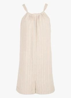 FRNCH DONNA - Rechte Jumpsuit Katoenblend | Wit