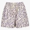 FRNCH CEESE - Katoenen Short Met Print | Violet -Chic Verkoop 4232024