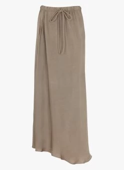 DARROW - Lange, Asymmetrische Rok | Bruin 13 DARROW - Lange, Asymmetrische Rok | Bruin -Chic Verkoop 4242011