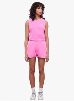 THE KOOPLES Korte Short Van Molton | Roze
