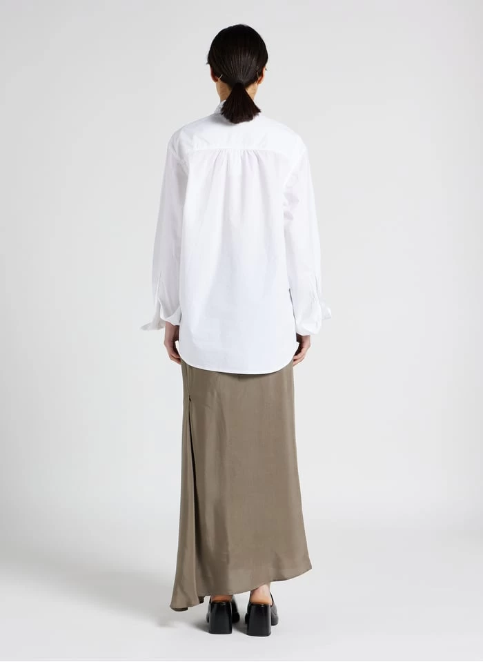 DARROW - Lange, Asymmetrische Rok | Bruin 9 DARROW - Lange, Asymmetrische Rok | Bruin - Afbeelding 7