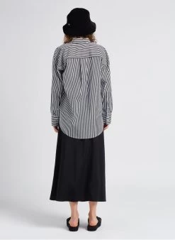 SONIA RYKIEL Lange Rok Met Hoge Taille | Zwart -Chic Verkoop 4266545