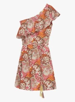 Vanessa Bruno ALETH - Robe Courte En Popeline De Coton Satiné | Veelkleurig -Chic Verkoop 4267862