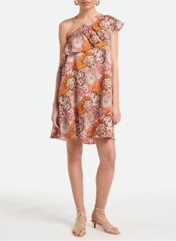 Vanessa Bruno ALETH - Robe Courte En Popeline De Coton Satiné | Veelkleurig -Chic Verkoop 4268184