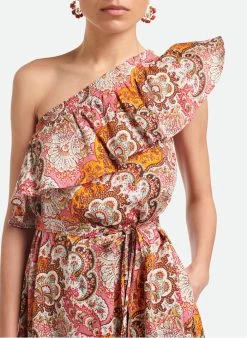 Vanessa Bruno ALETH - Robe Courte En Popeline De Coton Satiné | Veelkleurig -Chic Verkoop 4268185