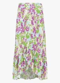 JAILLISSANTE - Lange Wikkelrok Met Bloemenprint | Veelkleurig -Chic Verkoop 4268558